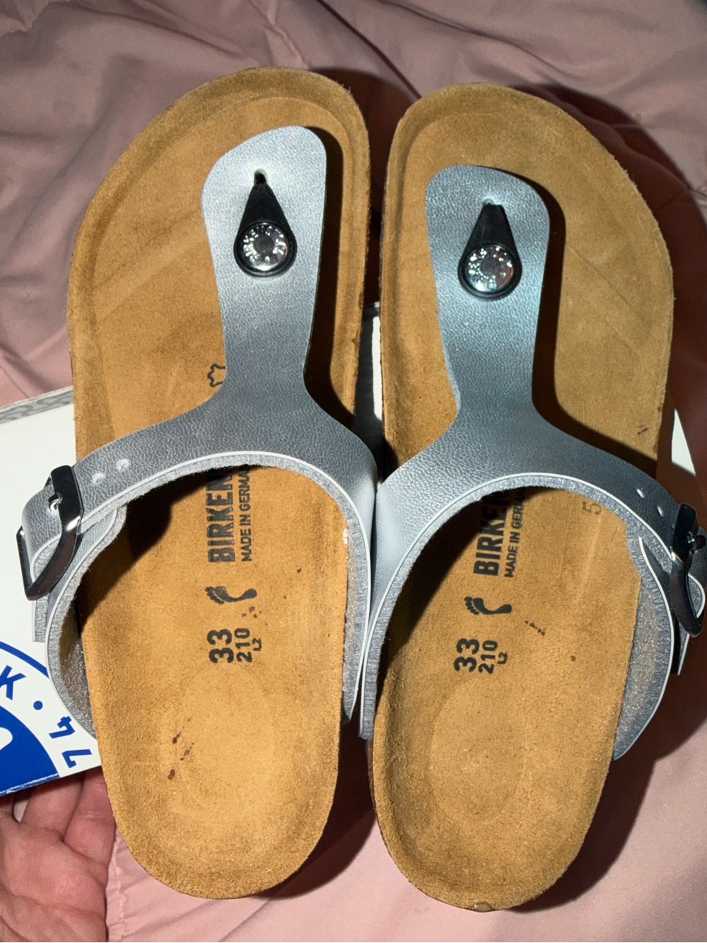 Little Girls Birkenstock Sandals - Picture 7 of 10